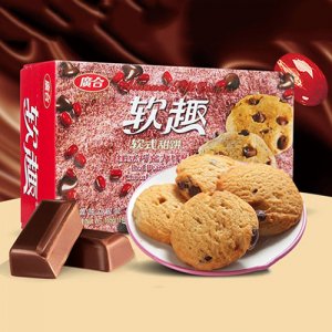 廣合紅豆巧克力軟趣甜餅165g