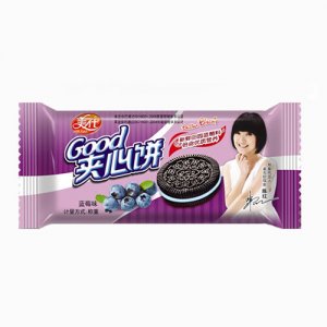 美代藍(lán)莓夾心餅干