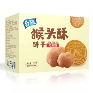 臺趣猴頭酥餅干無蔗糖