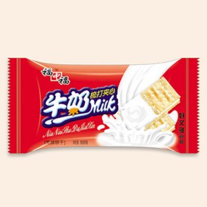 福中福牛奶梳打夾心餅干