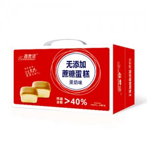 鑫麥諾無添加蔗糖蛋糕蛋奶味禮盒