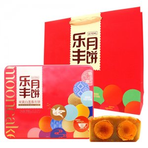 樂豐雙黃白蓮蓉月餅禮盒裝
