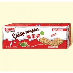 曼士卡100g抹茶味華夫