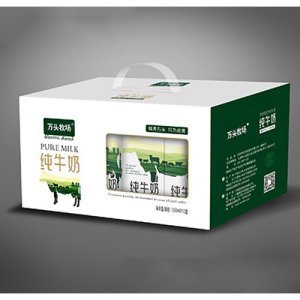 萬(wàn)頭牧場(chǎng)純牛奶250mlx12盒