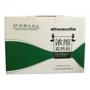 汾太特倫牧業(yè)濃縮高鈣奶250mlx12盒