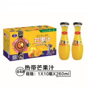 小白蘭芒果汁飲料260mlx10瓶