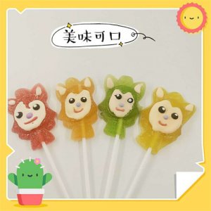 喜果樂卡通阿貍棒棒糖40g