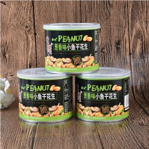 大洋蔥香小魚(yú)花生罐裝