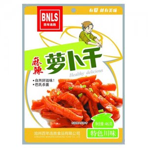 百年連勝麻辣蘿卜干46g