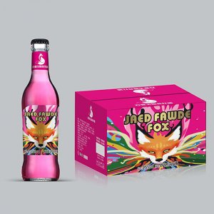 百變玉狐蘇打酒3.5度275ml×24瓶粉色箱裝