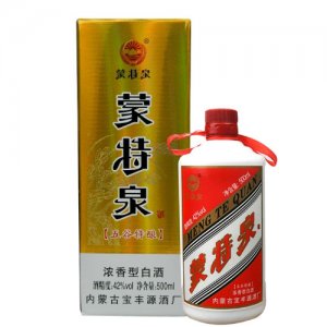 蒙特泉42度五谷特釀酒