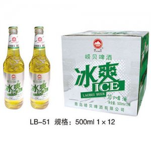 嶗貝冰爽啤酒500ml