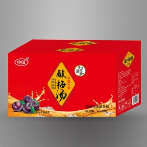 中仸酸梅湯果味飲料箱裝