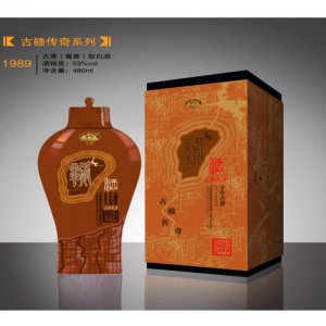 贛酒1989（陶瓷瓶）古香醬香型白酒