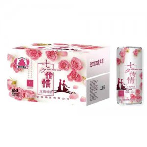 愛京玫瑰養(yǎng)生啤酒330mlX24罐粉色