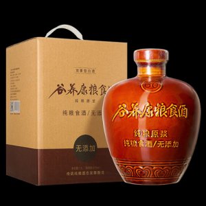 60度谷養(yǎng)康糧食酒陶藏原漿1500ml
