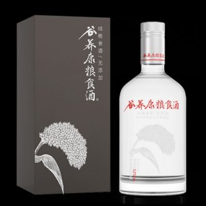 谷養(yǎng)康糧食酒52度清香型高粱酒500ml