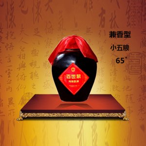 百世泉白酒小五糧65°