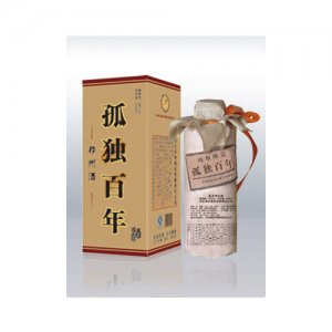 祁州38°孤獨(dú)百年（磨砂瓶）白酒