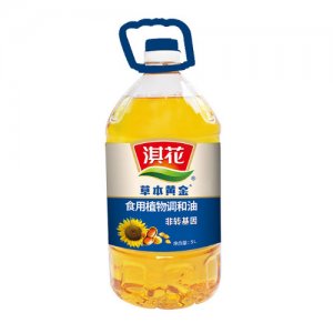 淇花草本黃金食用植物調(diào)和油藍(lán)蓋5L