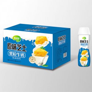 恒欣源原味芝士果粒牛奶480mlx15瓶