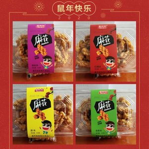 宣美樂麻花原味458g