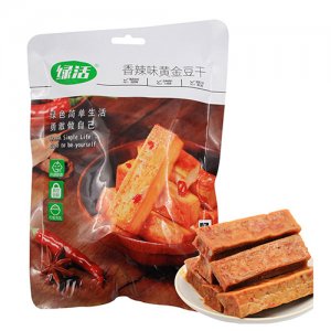 綠活香辣黃金豆干80g