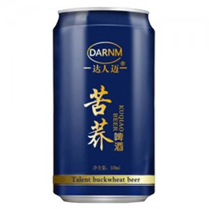 達人邁苦蕎啤酒罐裝330ml