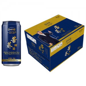 達人邁苦蕎啤酒箱裝500mlx12罐