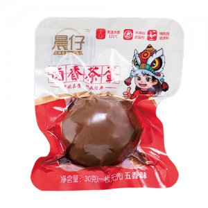 晨仔鹵香茶蛋無(wú)殼五香味30g