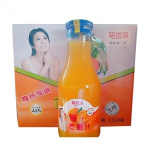 味優(yōu)滋生榨芒果汁汁飲料1.5Lx6瓶 味優(yōu)滋生榨芒果汁汁飲料1.5Lx6瓶