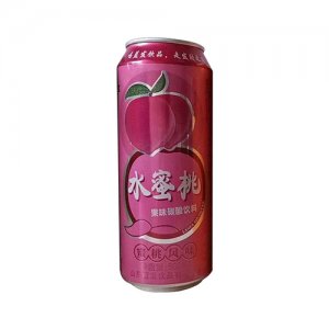 藍(lán)發(fā)水蜜桃果味碳酸飲料500ml