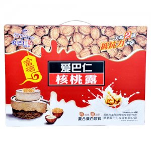 愛(ài)巴仁富硒核桃露復(fù)合蛋白飲料禮盒