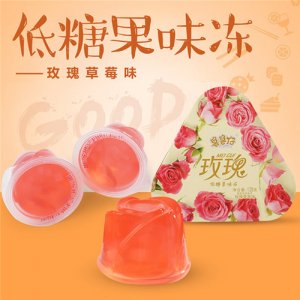 魯魯仔玫瑰草莓味果凍128g