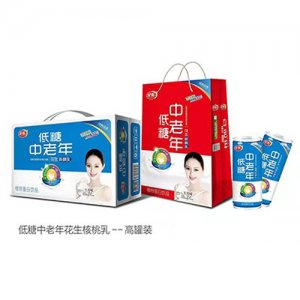 高罐低糖中老年花生核桃乳