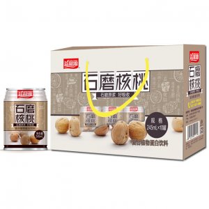益和源細(xì)磨核桃10罐開窗禮盒245ml