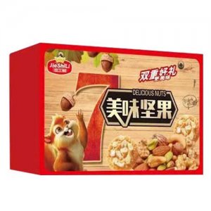 杰士利美味堅(jiān)果酥性餅干（禮盒）