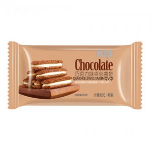 u芯巧克力味夾心曲奇餅干