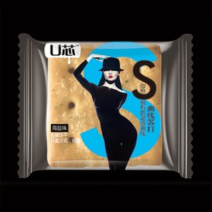 U芯曲線蘇打發(fā)酵餅干海鹽味