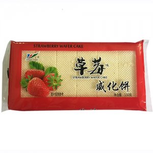 福軒園草莓味威化餅150g