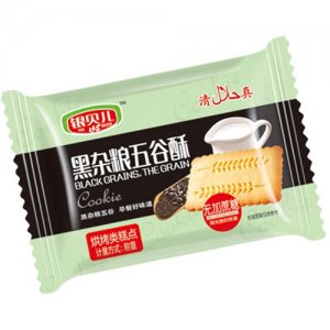 銀貝兒黑雜糧五谷酥無加蔗糖稱重