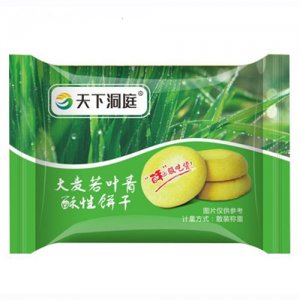 天下洞庭大麥若葉青酥性餅干