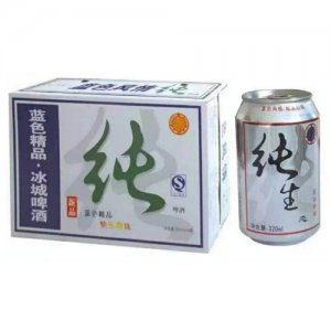 冰城藍(lán)色精品啤酒320ml×24罐