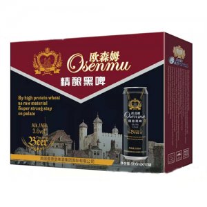 歐森姆精釀黑啤酒500mlx10罐