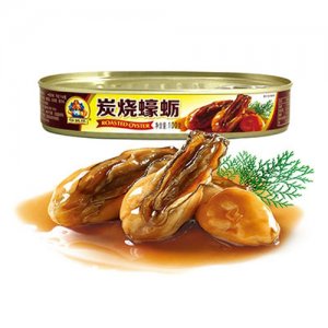 怡誠牌炭燒蠔蠣罐頭100g
