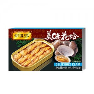 怡祥牌美味花蛤（煙熏味）50g