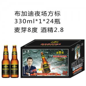 布加迪夜場啤酒方標(biāo)330ml1×24