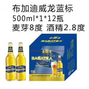 布加迪夜場啤酒藍標500ml1×12