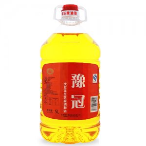豫冠大豆花生芝麻調(diào)和油5L