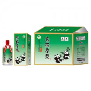 貴州茅臺(tái)鎮(zhèn)國韻熊貓?jiān)瓭{酒52°500ml濃香型白酒